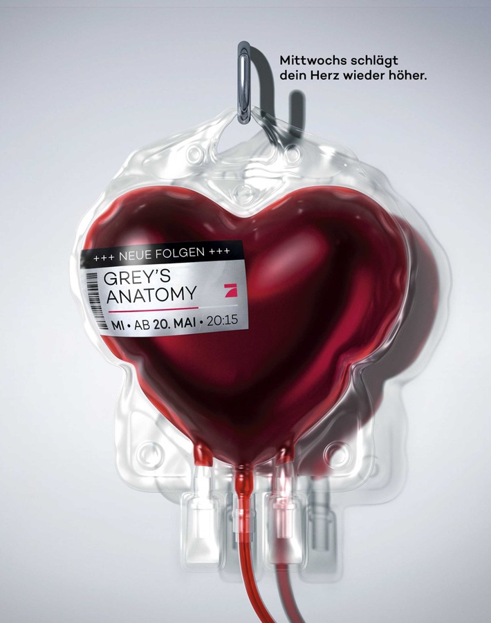  in ProSieben lässt "Greys Anatomy" an sein Herz(stück): Die Sender-Ikone pulsiert im Takt der neuen Staffel (FOTO)