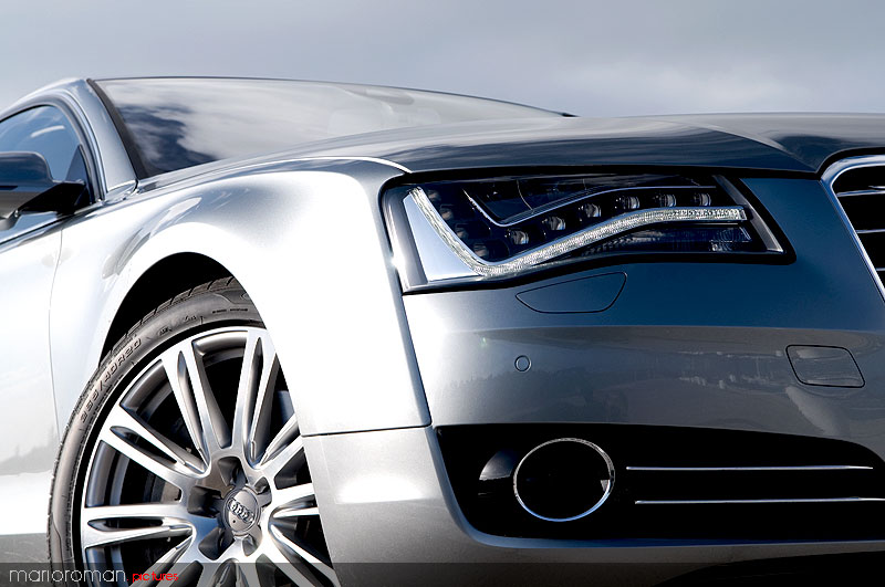 Audi A8 42-2010 7125 in Kurz angefahren : Audi A8 4,2 FSI | Des Transporters neue Kutsche