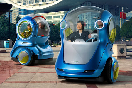 GM EN V 1 in GM EN-V Concept: Das selbstfahrende Elektroauto der Zukunft
