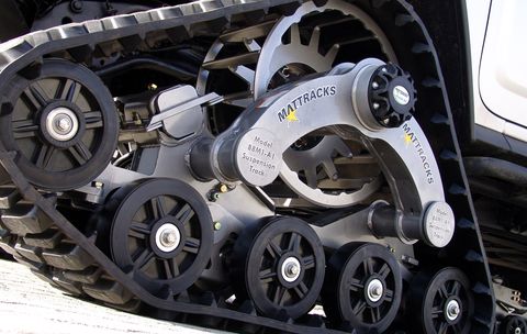 Hummer3 in GeigerCars: Hummer mit Kettenantrieb