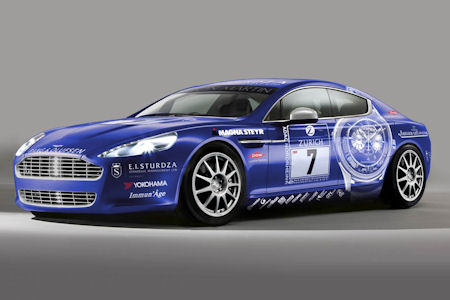 Aston Martin Rapide N24 1 in Aston Martin Rapide: Renneinsatz beim 24-Stunden-Rennen Nürburgring