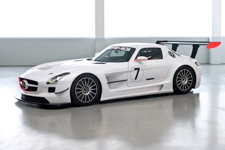Mercedes SLS AMG GT3 1 in Mercedes-Benz SLS AMG GT3: Neues Flügelmonster für den Rennsport