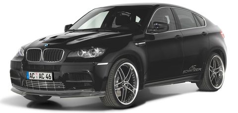 Schwarz Front Motorhutze Bonnet Vents Grill Frontspoiler -Ty 72 in Der AC Schnitzer X6 M hat das Motorsport-Gen
