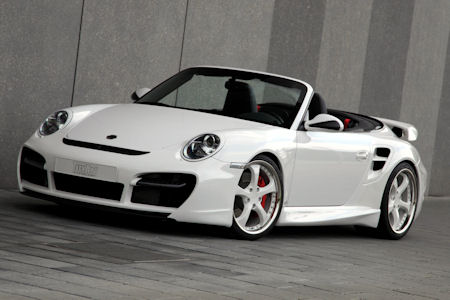 TechArt Porsche 911 Turbo Cabrio Aerokit II 1 in TechArt Porsche 911 Turbo: Der Aero Kit II lässt die Muskeln spielen