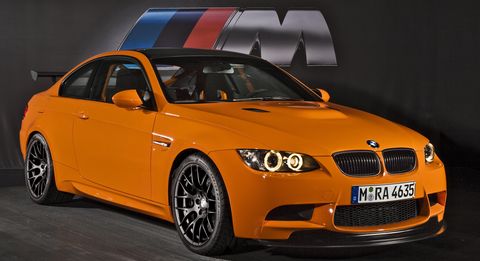 Bmwm3gts2 in Motorsport-Geschichte in Feuerorange: BMW M3 GTS