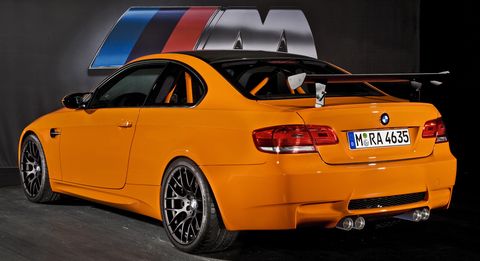 Bmwm3gts3 in Motorsport-Geschichte in Feuerorange: BMW M3 GTS