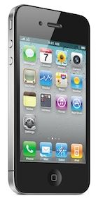 Iphone-4 in iPhone 4 mit Problemen für Linkshänder?