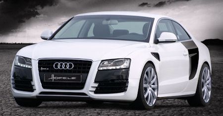 Hofele Audi A5 Coupe R8 Look 2 in Hofele Audi A5 im R8-Look: Nadelstreifen und Muscle-Shirt
