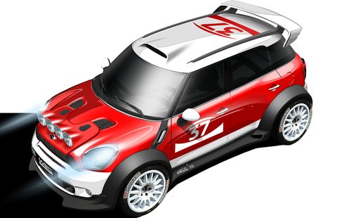 MINI-Countryman-WRC in Mini Countryman WRC startet in der Rallye-Weltmeisterschaft