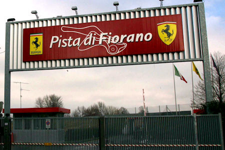 Ferrari Fiorano Track 1 in Ferrari-Teststrecke Pista di Fiorano für Besucher geöffnet