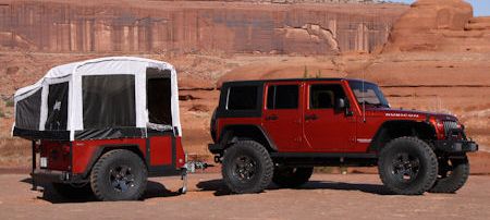 Jeep Offroad Camper2 in Jeep Offroad Camper: Wohnanhänger für das Gelände