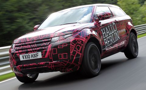 Range-rover-evoque-2 in Nürburgring: Range Rover Evoque im Härtetest
