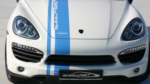 Speedhybrid-3 in speedArt Porsche Cayenne S: speedHybrid 450