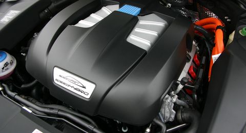 Speedhybrid-5 in speedArt Porsche Cayenne S: speedHybrid 450