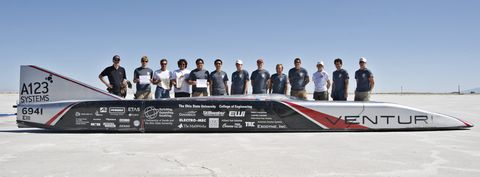 Venturi-buckeye-bullet in Buckeye Bullet: Venturi Elektroflitzer schafft 515 km/h