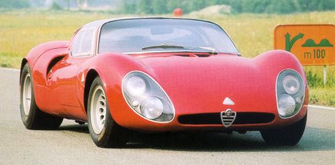 Alfa-33-stradale1 in Alfa Romeo 33 Coupé Stradale: Supersportwagen bei den Schloss Bensberg Classics 2010