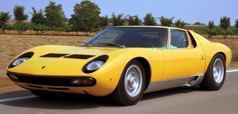 Lamborghini-miura-1 in Lamborghini bei den Schloss Bensberg Classics 2010