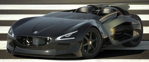 Peugeot-ex1-1 in Peugeot EX1: 2-sitziger Roadster mit futuristischem Design