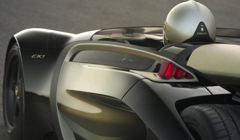 Peugeot-ex1-4 in Peugeot EX1: 2-sitziger Roadster mit futuristischem Design