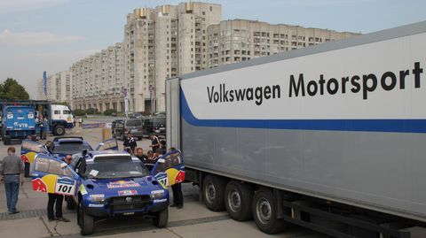 Race-touareg-3-4 in Volkswagen Race Touareg 3: Erste Generalprobe