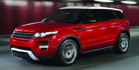 Range-rover-evoque in Range Rover Evoque hat auch fünf Türen
