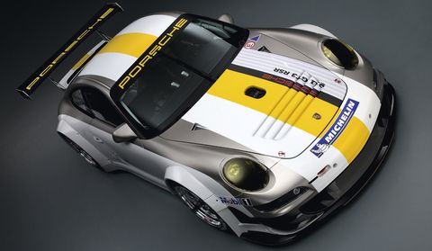 Porsche-911-GT3-RSR-4 in Weltpremiere des Porsche 911 GT3 RSR