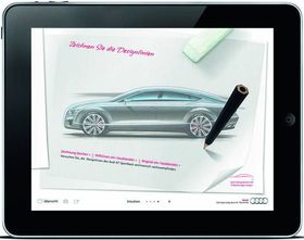 Audi-a7-sportback-ipad-app in iPad App: Audi A7 Sportback zum Designen