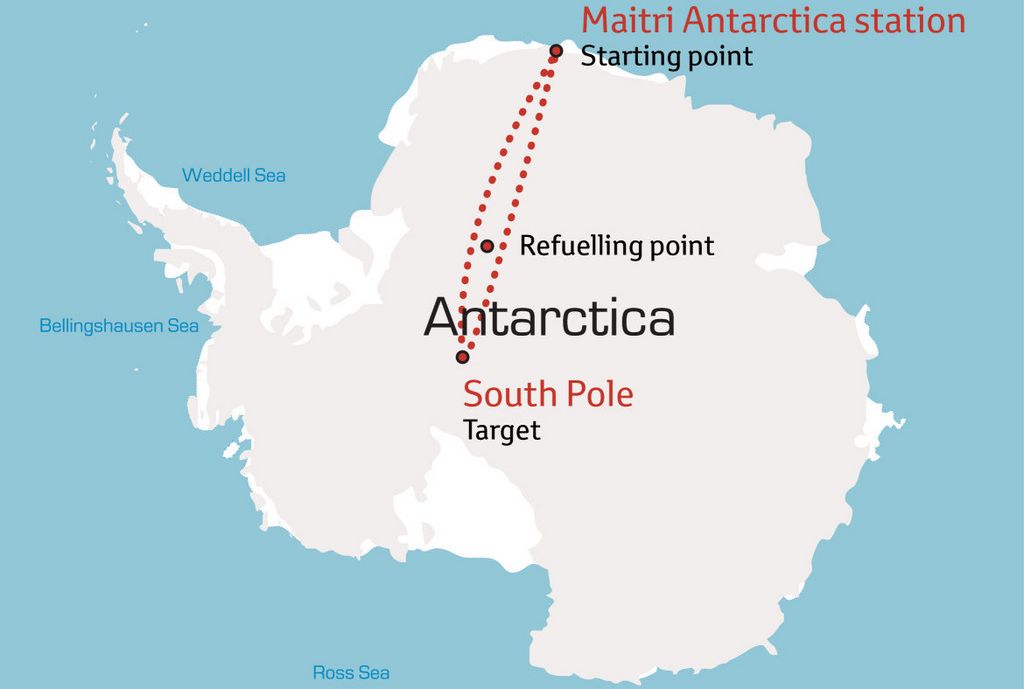 Toyota-hilux-artic-trucks-route in Toyota Hilux: Auf Antarktis-Expedition
