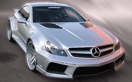 Misha-Mercedes-SL-Widebody-2 in Misha Mercedes SL Widebody: Im Look des SL 65 AMG Black Series