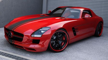 Wheelsandmore Mercedes SLS AMG 2 in Wheelsandmore Mercedes SLS AMG: Die beflügelte Power-Maschine