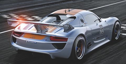 Porsche-918-rsr-3 in Porsche 918 RSR Hybrid: Weltpremiere des V8 mit Elektromotoren