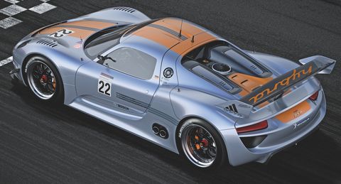 Porsche-918-rsr-4 in Porsche 918 RSR Hybrid: Weltpremiere des V8 mit Elektromotoren