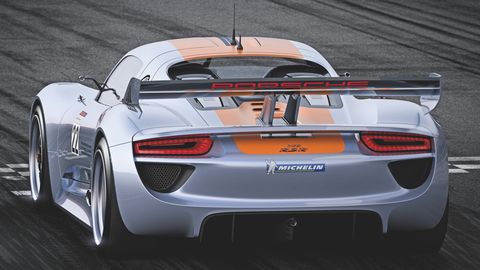 Porsche-918-rsr-6 in Porsche 918 RSR Hybrid: Weltpremiere des V8 mit Elektromotoren