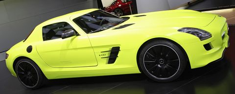Sls-amg-ecell-detroit in Mercedes-Benz SLS AMG E-Cell kann ab 2013 bestellt werden