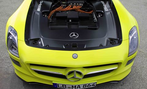 Slsamgecell4 in Mercedes-Benz SLS AMG E-Cell kann ab 2013 bestellt werden