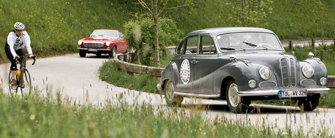 Arabellaclassics Route 2011 in ArabellaClassics 2011: Oldtimer-Fans zieht es in die Berge