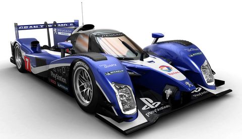 Peugeot-908 in Peugeot 908 startet in Le Mans