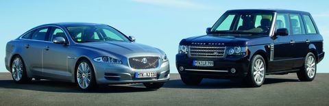 Jaguar-und-range-rover in Jaguar und Land Rover drehen auf