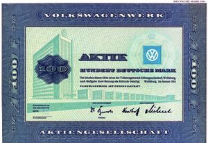 Vw-aktie in VWs Aktie wird 50