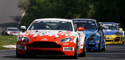 Aston-martin-mathol-racing in Nürburgring: Nervenkitzel für Aston Martin beim 2. VLN-Rennen 