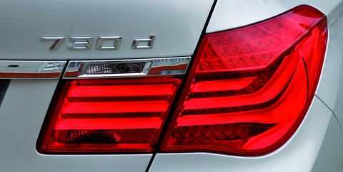 Bmw-730d in Luxuslimousinen können unter zehn Litern verbrauchen