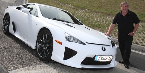 Manfred-sattler-lexus-lfa-1 in Nürburgring: Manfred Sattler hat den ersten Lexus LFA in Deutschland