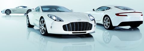 Aston-Martin-One-77 in Aston Martin One-77 als Vorbild für ein Zeitobjekt