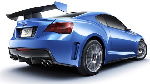 Subaru-BRZ-Concept-STI-2 in Rakete mit Flügel: Subaru BRZ Concept STI