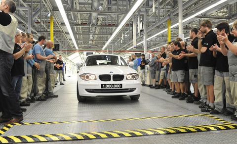 Der-einmillionste-BMW-aus-dem-Werk-Leipzig-rollt-vom-Band in BMW 116d in Leipzig als Mega-Jubilar