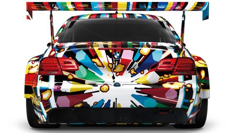 Jeff-Koons-BMW-M3-GT2-Art-Car in BMW M3 GT2 Art Car kommt in neuer Serie
