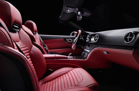 Mercedes-Benz-SL-Interieur in Bildband: Mercedes-Benz Design Interieur