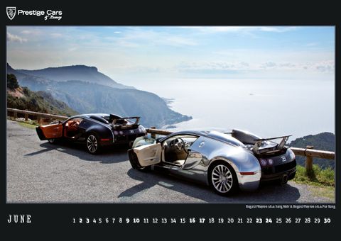 PRESTIGE-CARS-Kalender-2012-Bugatti-Veyron in The PRESTIGE CARS Calendar 2012: A selection of our finest photographs