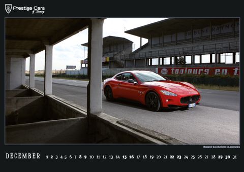 PRESTIGE-CARS-Kalender-2012-Maserati-GranTurismo-S-Automatica in The PRESTIGE CARS Calendar 2012: A selection of our finest photographs