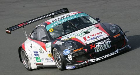 Porsche-bei-den-ADAC-GT-Masters in ADAC GT Masters 2012: Luxusmarken in der Liga der Supersportwagen